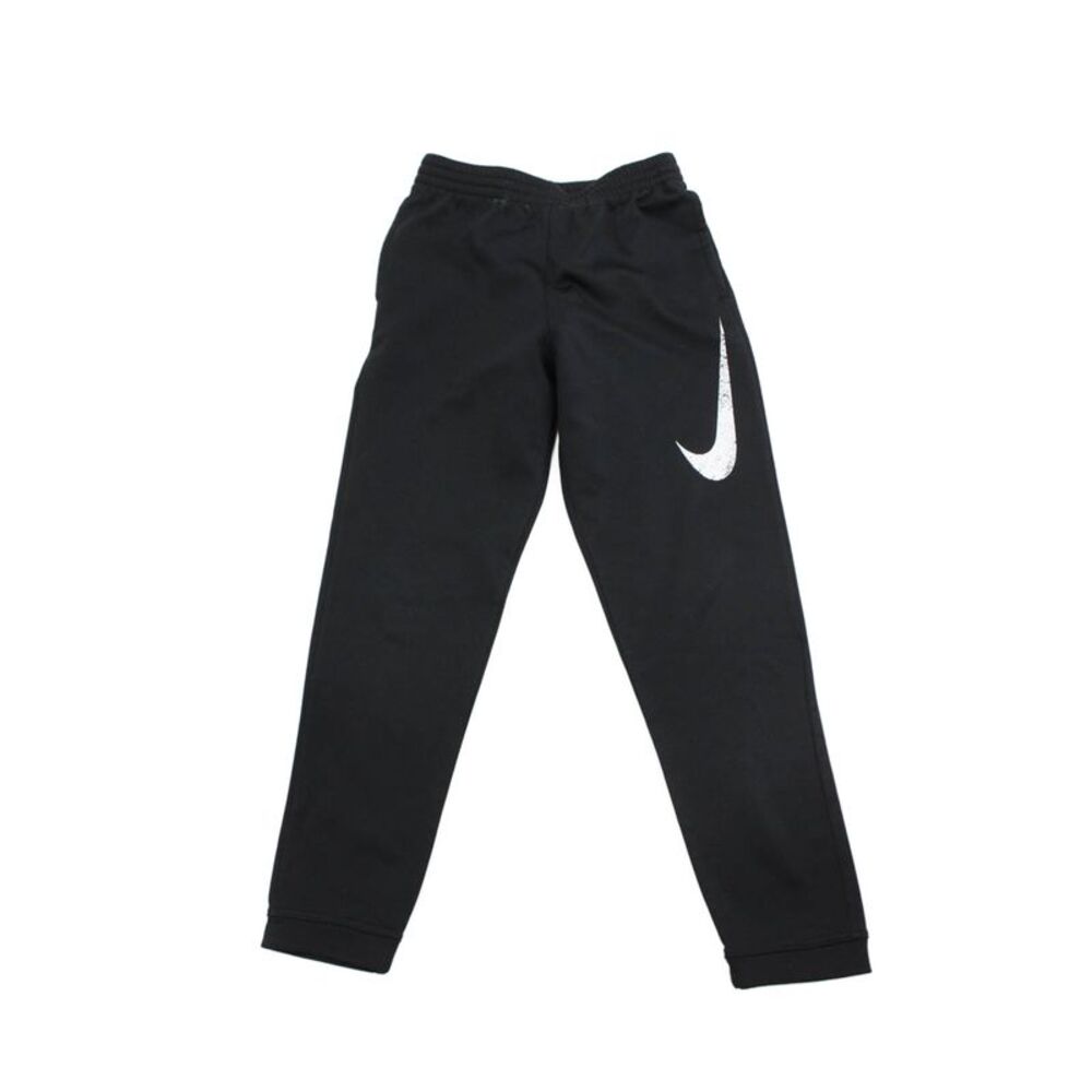 Nike boys Jogger Sweatpants Black Drawstring Polyester Sports Size L